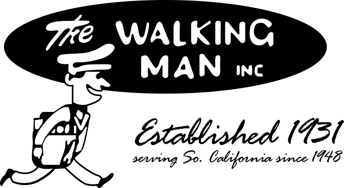 the walking man logo